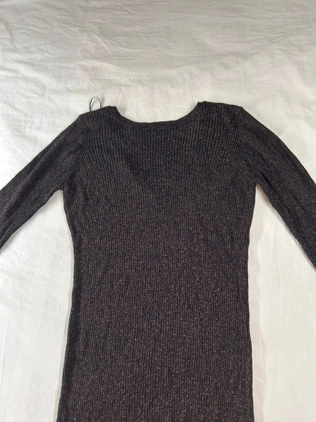 Bruine lange jurk met strass promod – photo 5